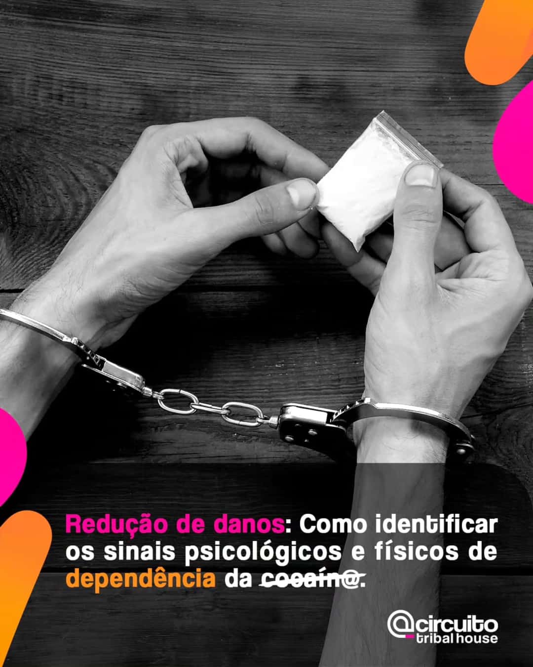A coc@ína, popularmente conhecida na cena tribal house como 'padê' ou 'escama' é