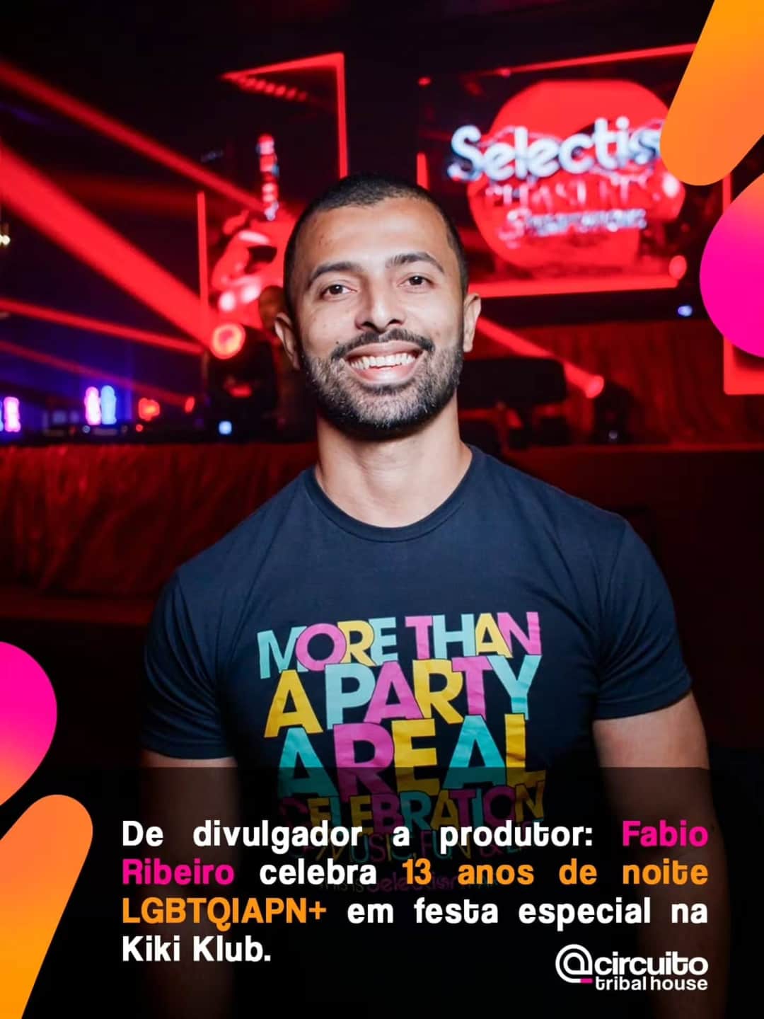 A trajetória de Fabio Ribeiro @ofabio.ribeiro se confunde com parte importante da cena LGBTQIAPN+ brasileira