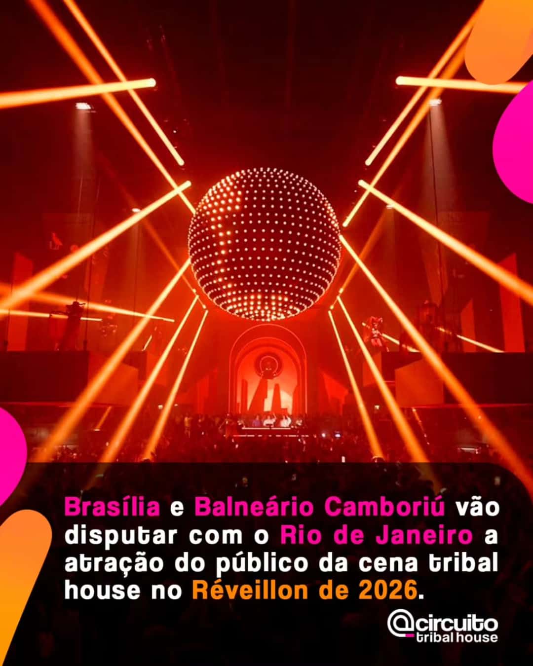 Na cena tribal house, o Rio de Janeiro atrai multidões no Réveillon porque sedia