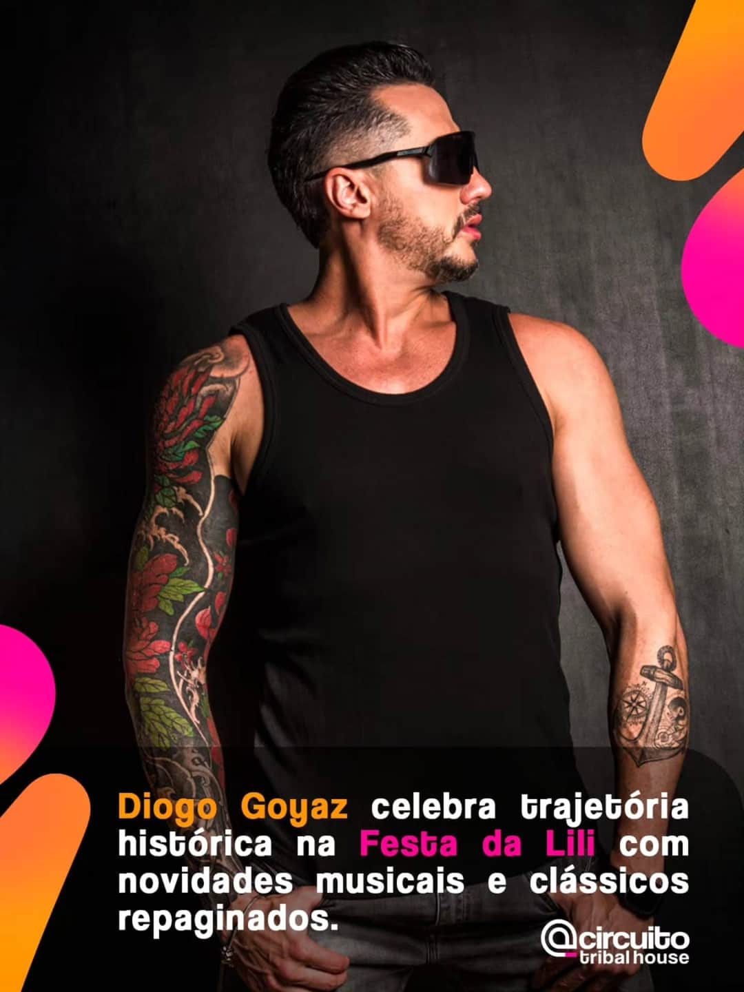 Diogo Goyaz @diogogoyaz volta à Festa da Lili @festadalili no dia 16 de agosto, às 15h