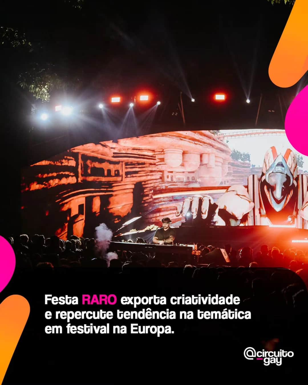 A festa RARO @festararo anunciou os temas e nomes dos palcos para a Edição do Pride
