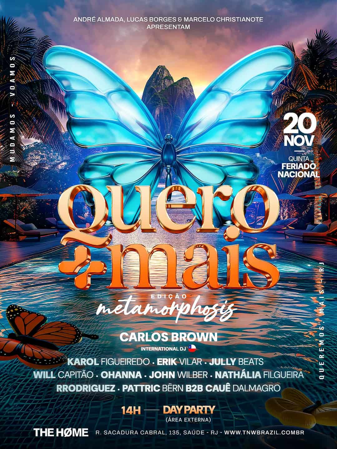 No dia 20 de novembro, feriado nacional, o Rio de Janeiro será palco de uma celebração