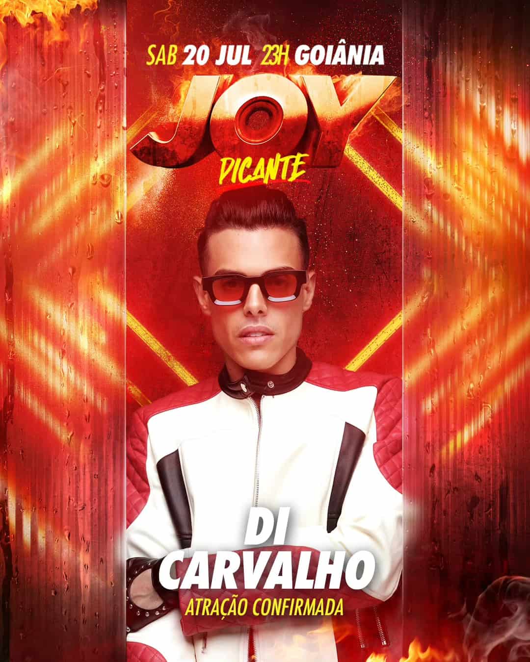 Dia 20 de Julho tem @djdicarvalho dicarvalo na Joy em Goiânia