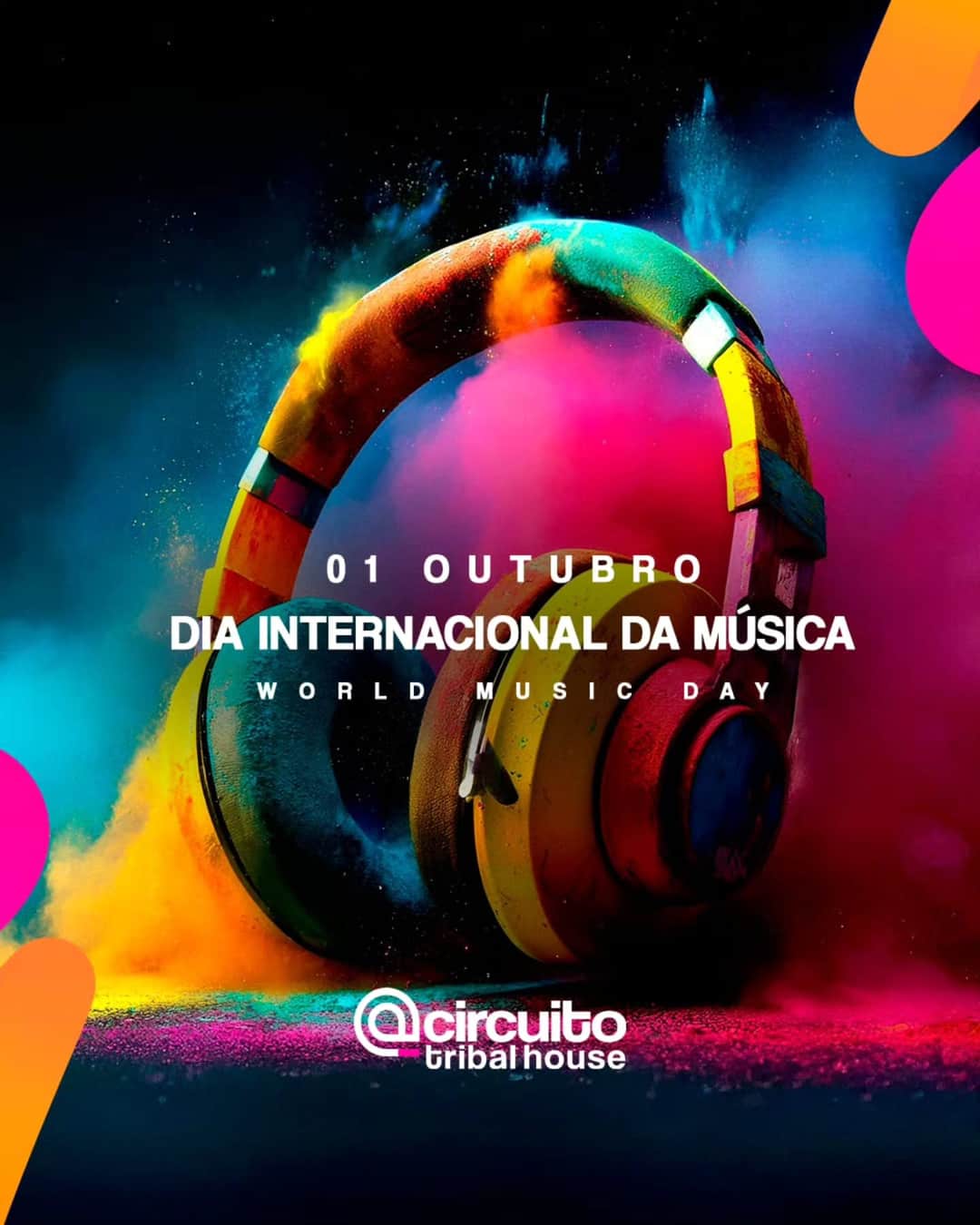 Em uma noite de celebração, a música eletrônica, em especial a tribal house, toma conta