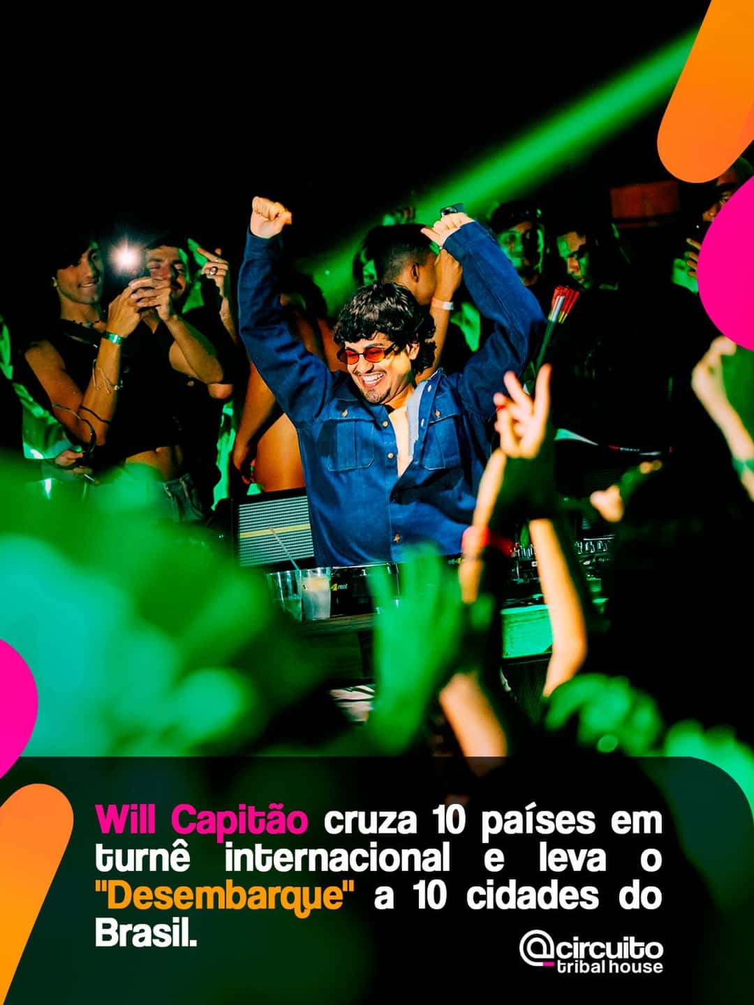 Após turnê por mais de 10 países, @djwillcapitao desembarca no Brasil com tour nacional