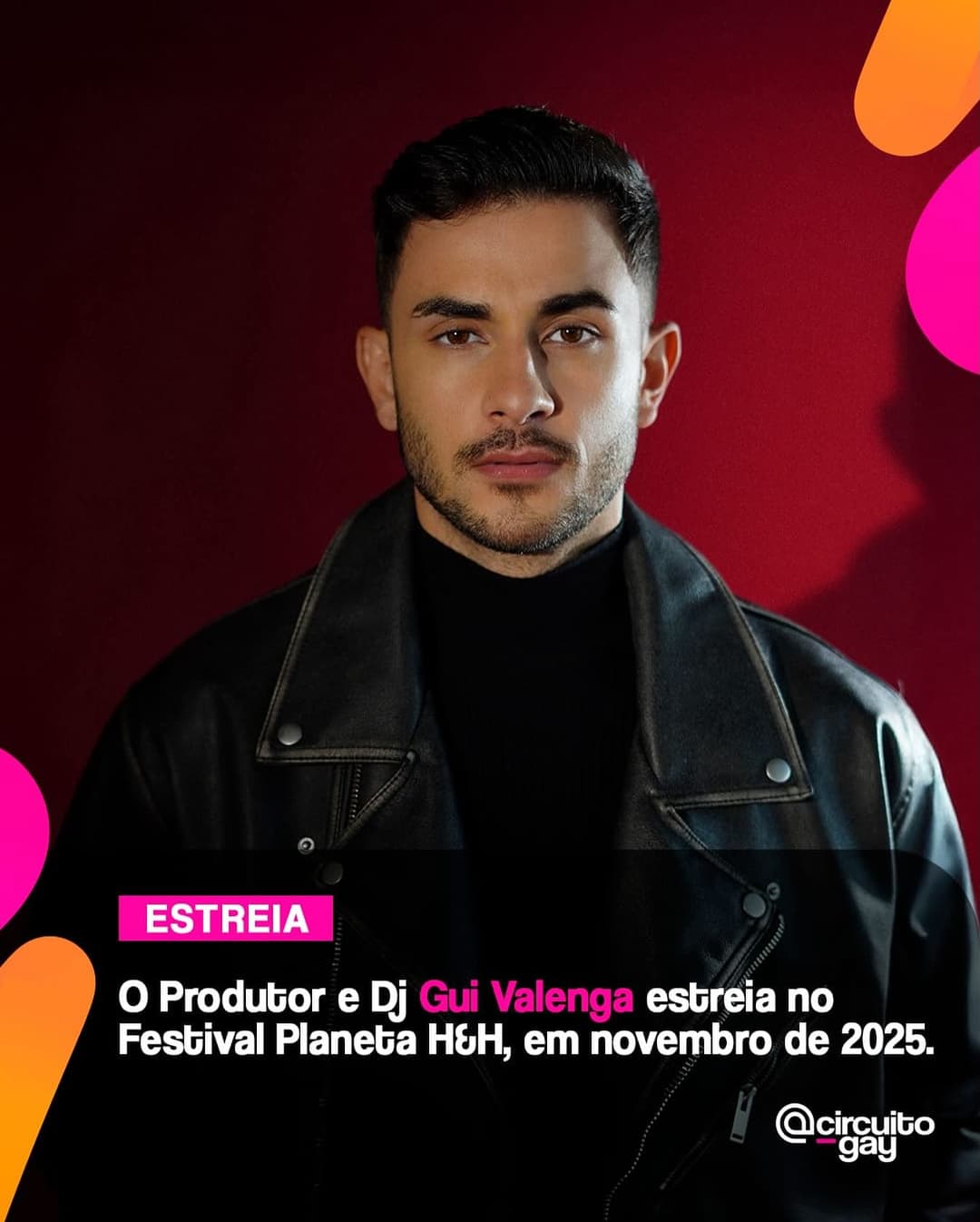 O produtor e DJ Gui Valenga @valengadj tem sua estreia confirmada no festival H&H
